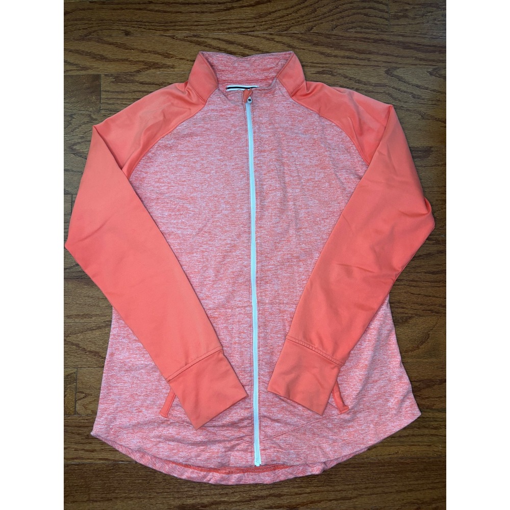 Foot Joy Orange  Zip‎ Up Athletic Jacket Size Large